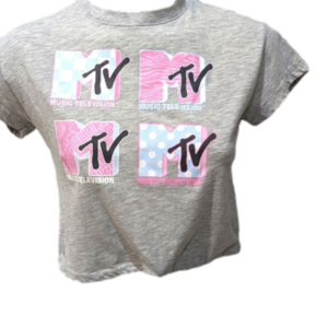 Vintage MTV Nostalgic crop tee